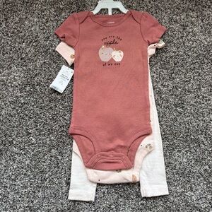 NEW Carter’s 9 Month Baby Girl 3 Piece Outfit